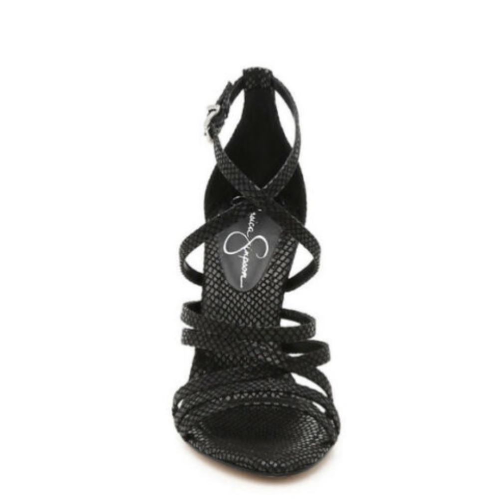 NIB Jessica Simpson Zelta Black Strappy Sandals - Picture 2 of 12